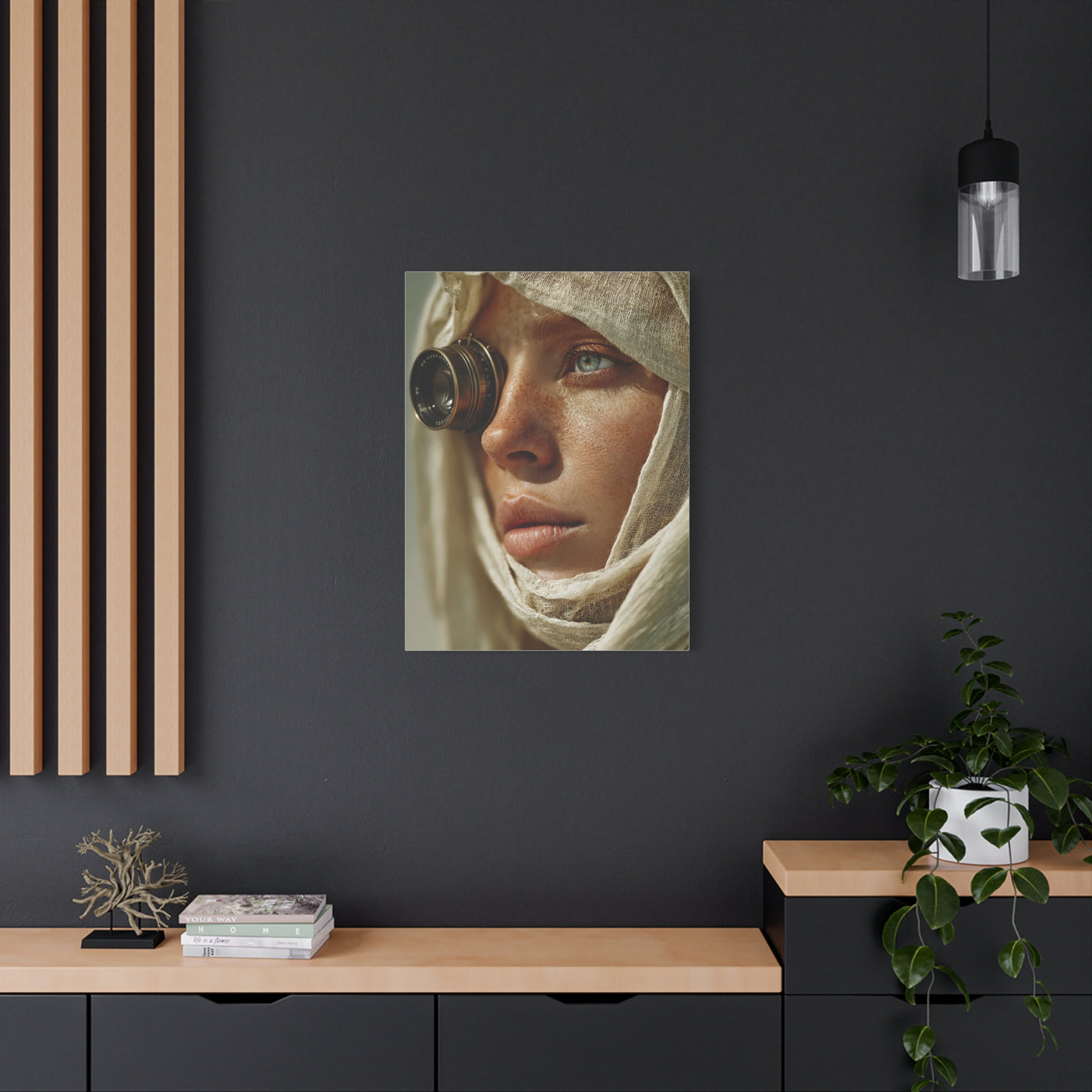 Ethereal Lens Veil Portrait Wall Art & Canvas Print