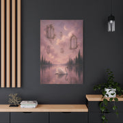Surreal Swan & Floating Windows Dreamscape Wall Art & Canvas Print