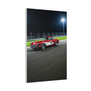 1962 Chevrolet Corvette C1 Night Circuit Racer Wall Art & Canvas Prints