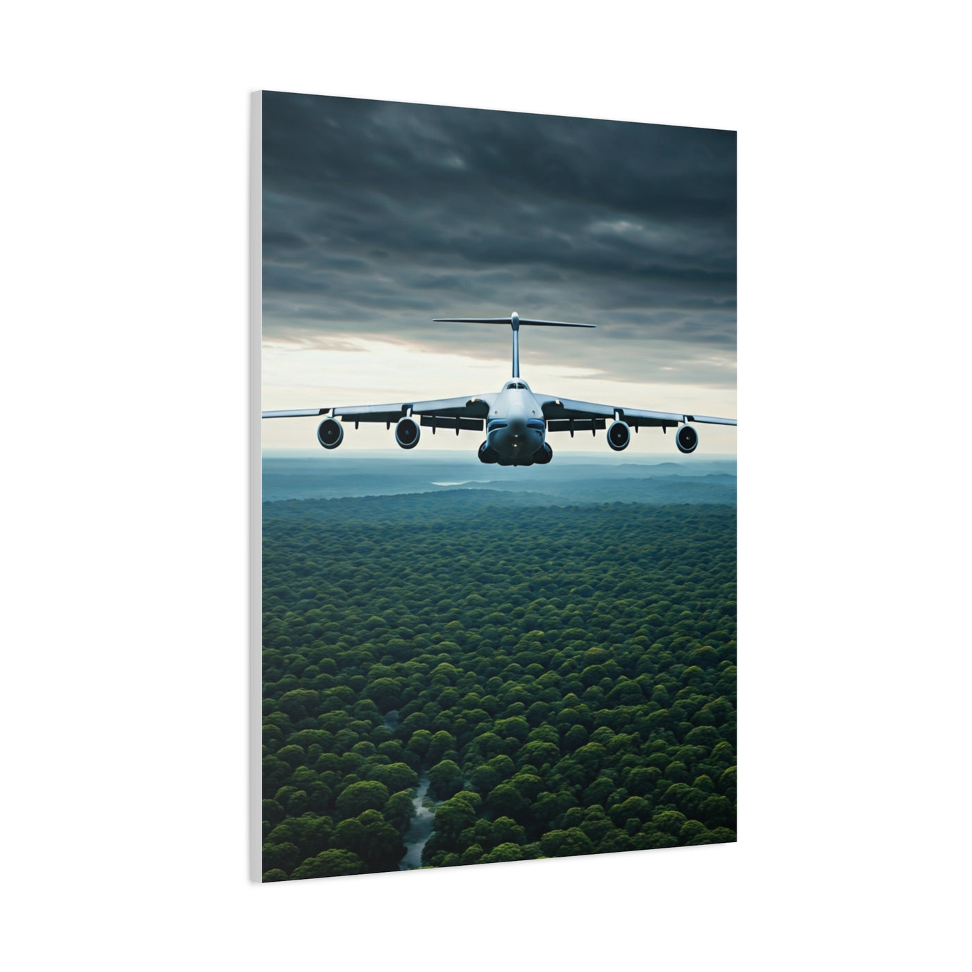 Aircraft Over Endless Forest Wall Art & Canvas Prints