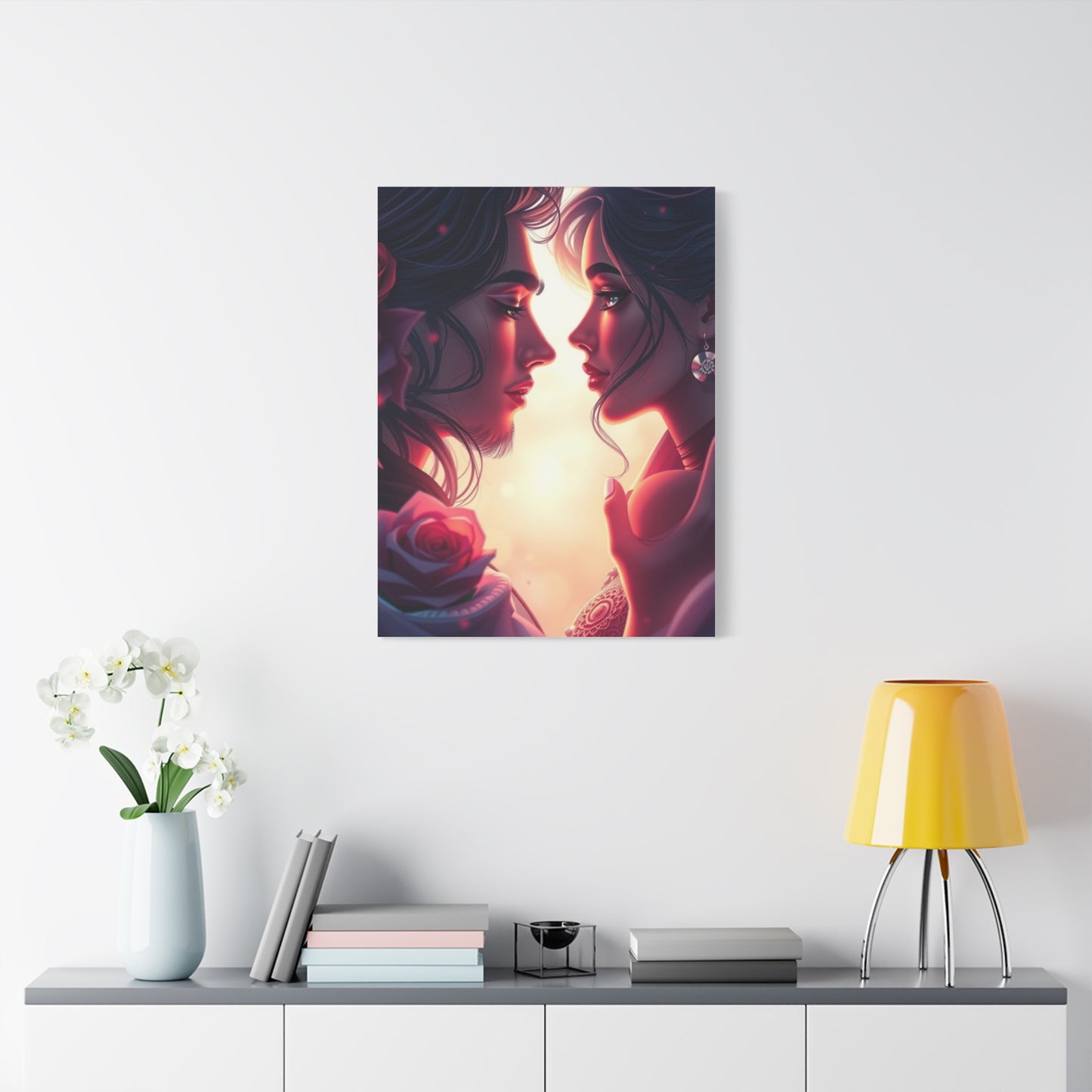 Soulful Embrace Canvas Wall Art & Canvas Print