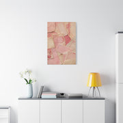 Vintage Pink Paper Collage Wall Art & Canvas Print