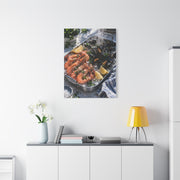 Mediterranean Seafood Kitchen Still Life Wall Art & Canvas Print