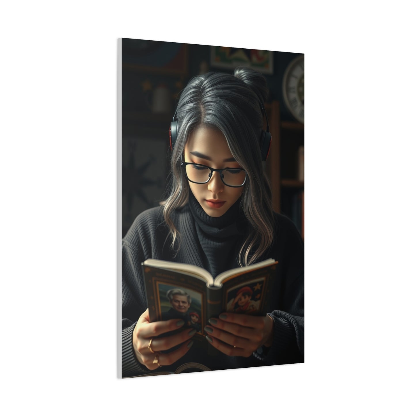 Reading Wall Art Refined Canvas Wall Art & Canvas Print