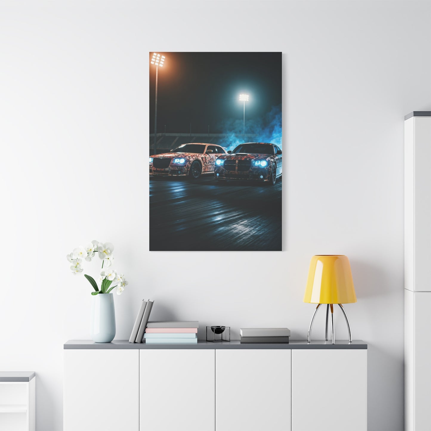Twin Torque Launch Chrysler 300C SRT 8 vs Dodge Magnum Sleeper Wall Art & Canvas Prints