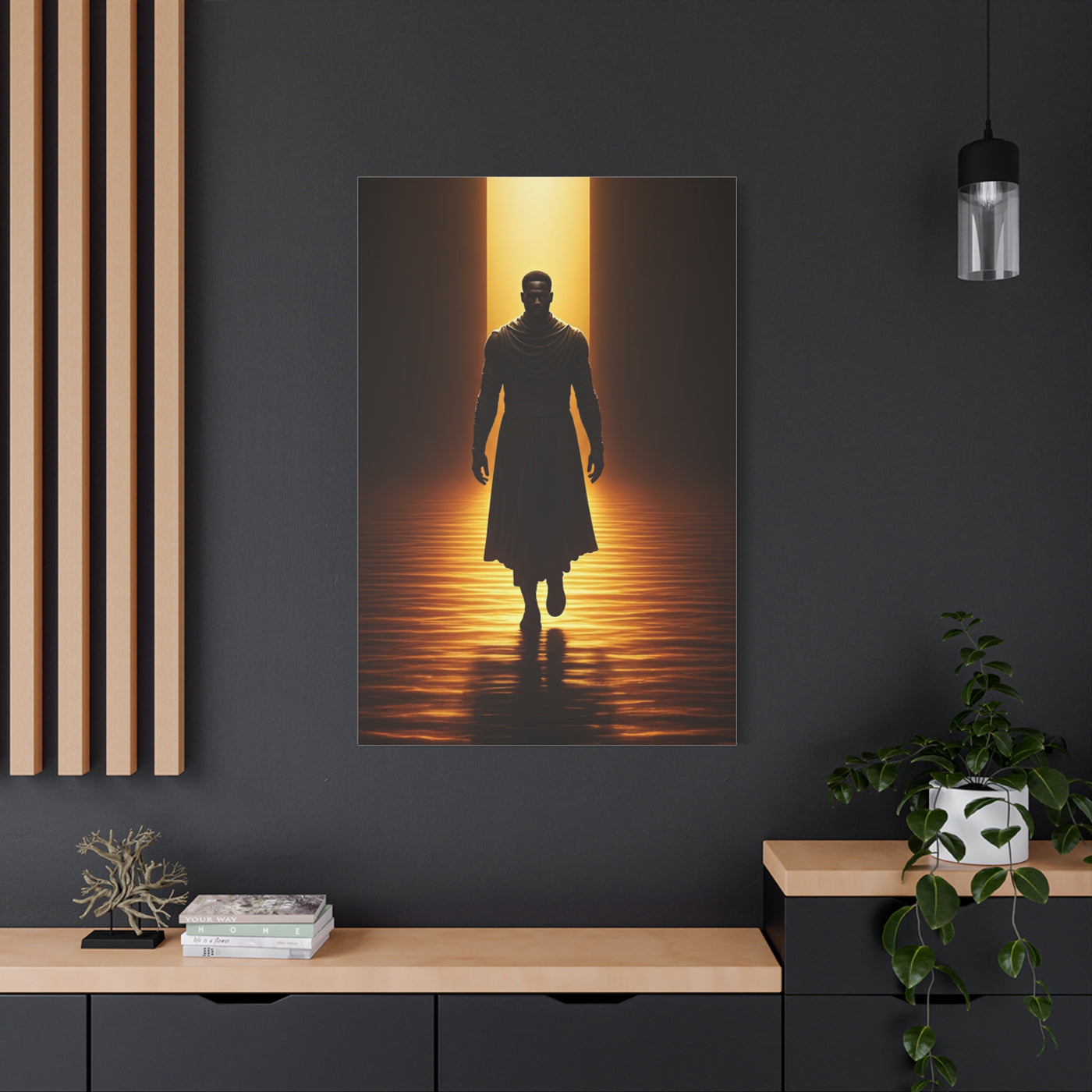 Radiant Path Silhouette Wall Art & Canvas Prints