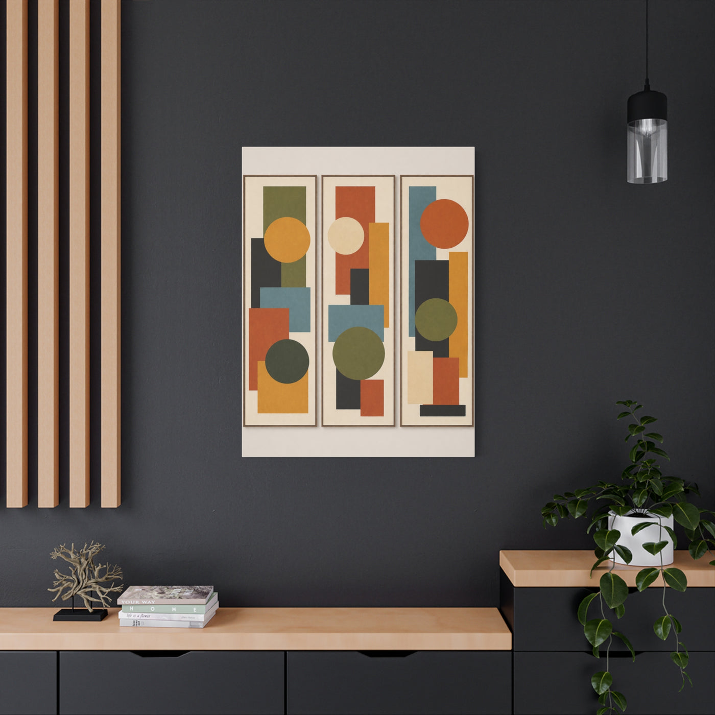 Fiery Burst Abstract Expressionist Wall Art & Canvas Print