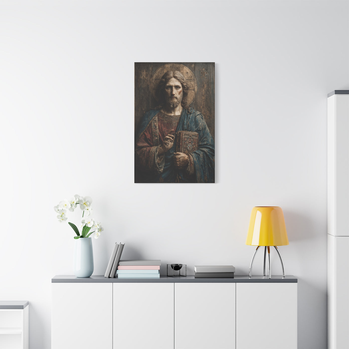 Sacred Icon of Christ Eternal Presence Wall Art & Canvas Print