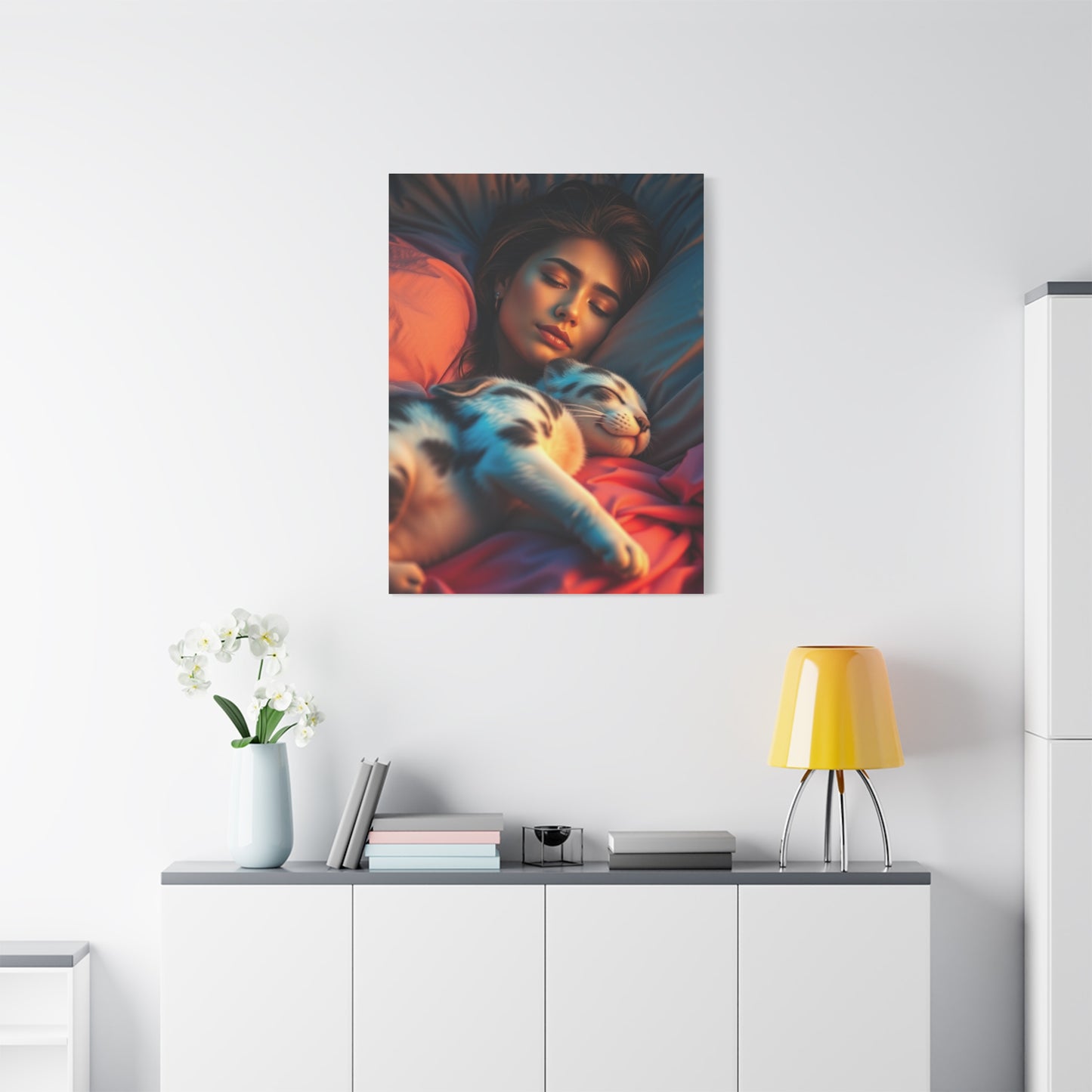 Masterpiece Sleeping & Napping Art Vision Wall Art & Canvas Print