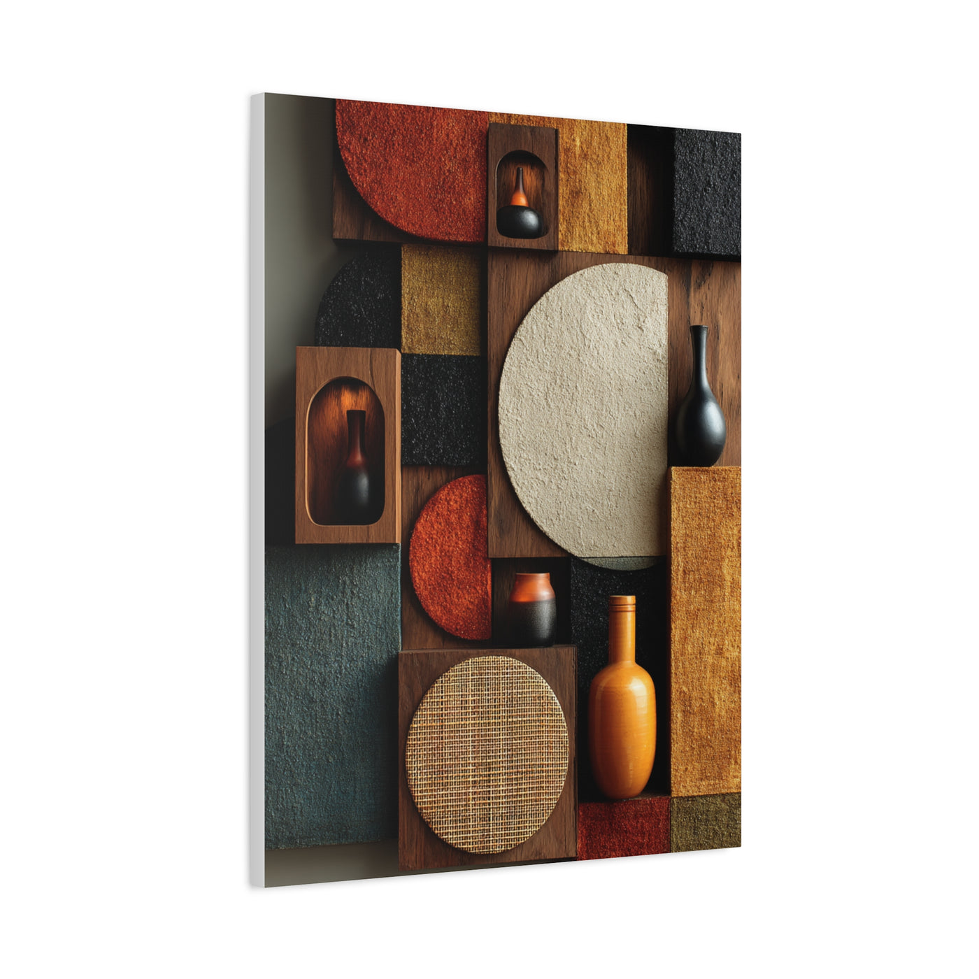Modernist Still Life Geometry Wall Art & Canvas Print