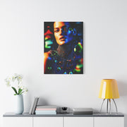Luminous Fashion Portrait Contemporary Wall Art & Canvas Print