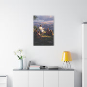 Christ Teaching the Disciples Above Jerusalem Wall Art & Canvas Print