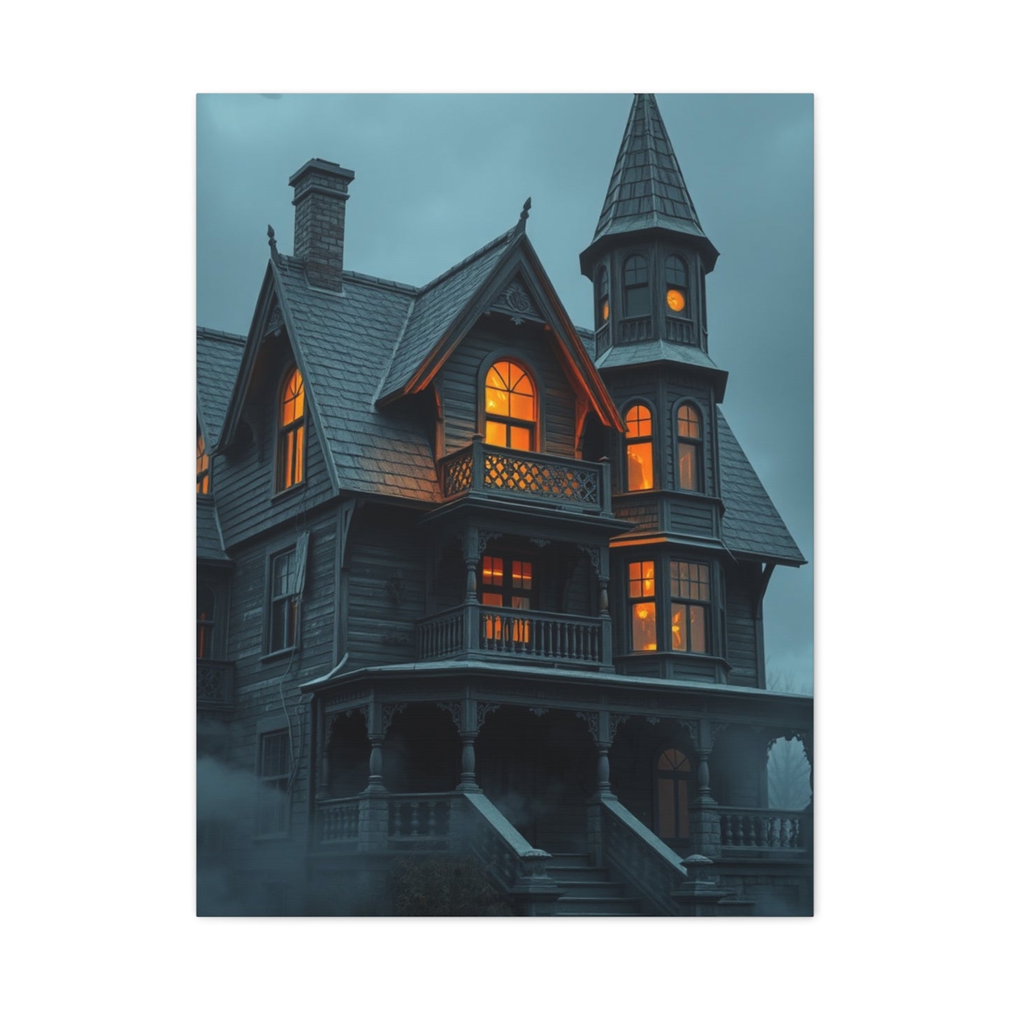 Supreme Haunted House Art Beautiful Collection Wall Art & Canvas Print