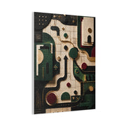 Strategic Pathway Abstract Composition Wall Art & Canvas Print