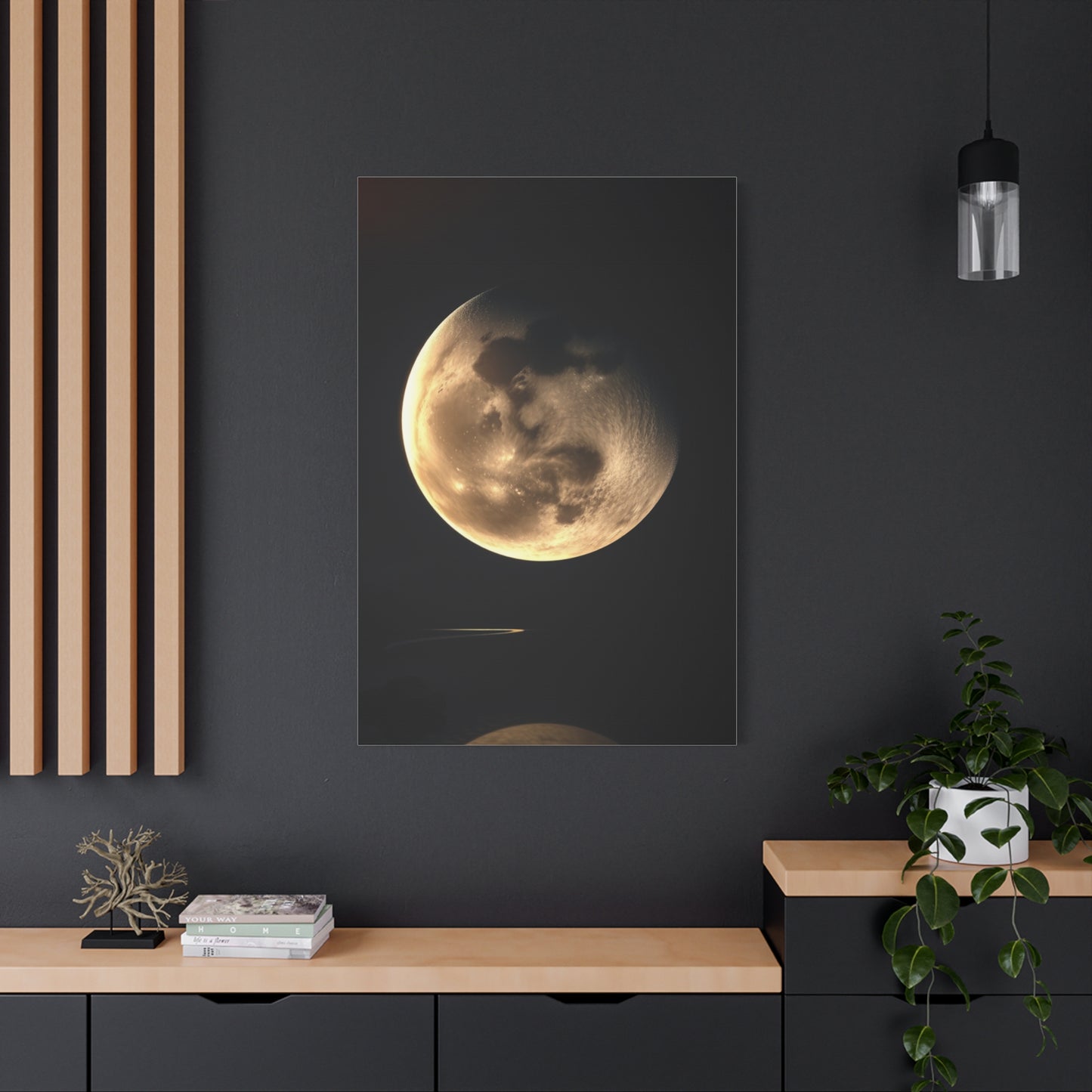 Vision Crescent Moon Art Art Wall Art & Canvas Print