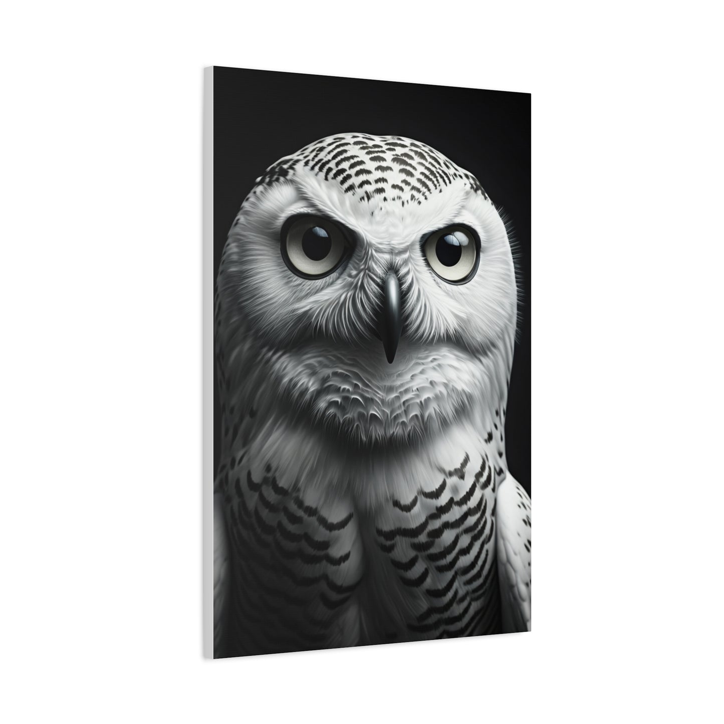 Snowy Owl Intense Gaze Wall Art & Canvas Prints