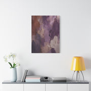 Wabi-Sabi Plum Texture Abstraction Wall Art & Canvas Print