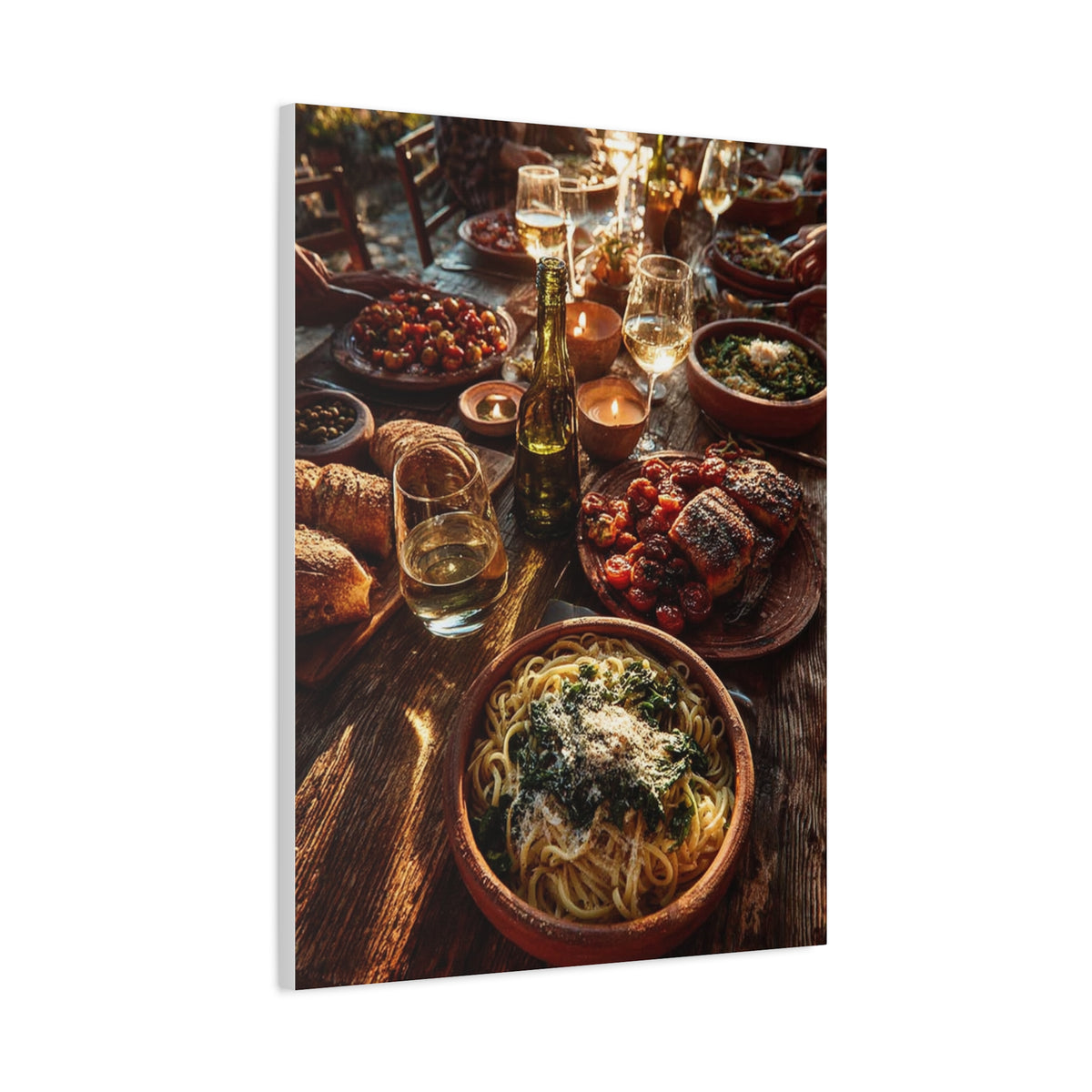 Italian Family Dinner Table Wall Art & Canvas Print