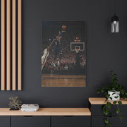 Final Second Game Winner Basketball Sports Wall Art & Canvas Print