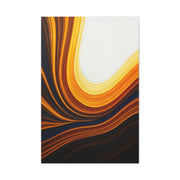 Golden Curve Motion Abstract Wall Art & Canvas Prints