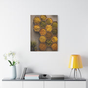 Honeycomb Preserved Moss Biophilic Installation Wall Art & Canvas Print