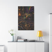 Mardi Gras Mask & Beads Still Life Wall Art & Canvas Print