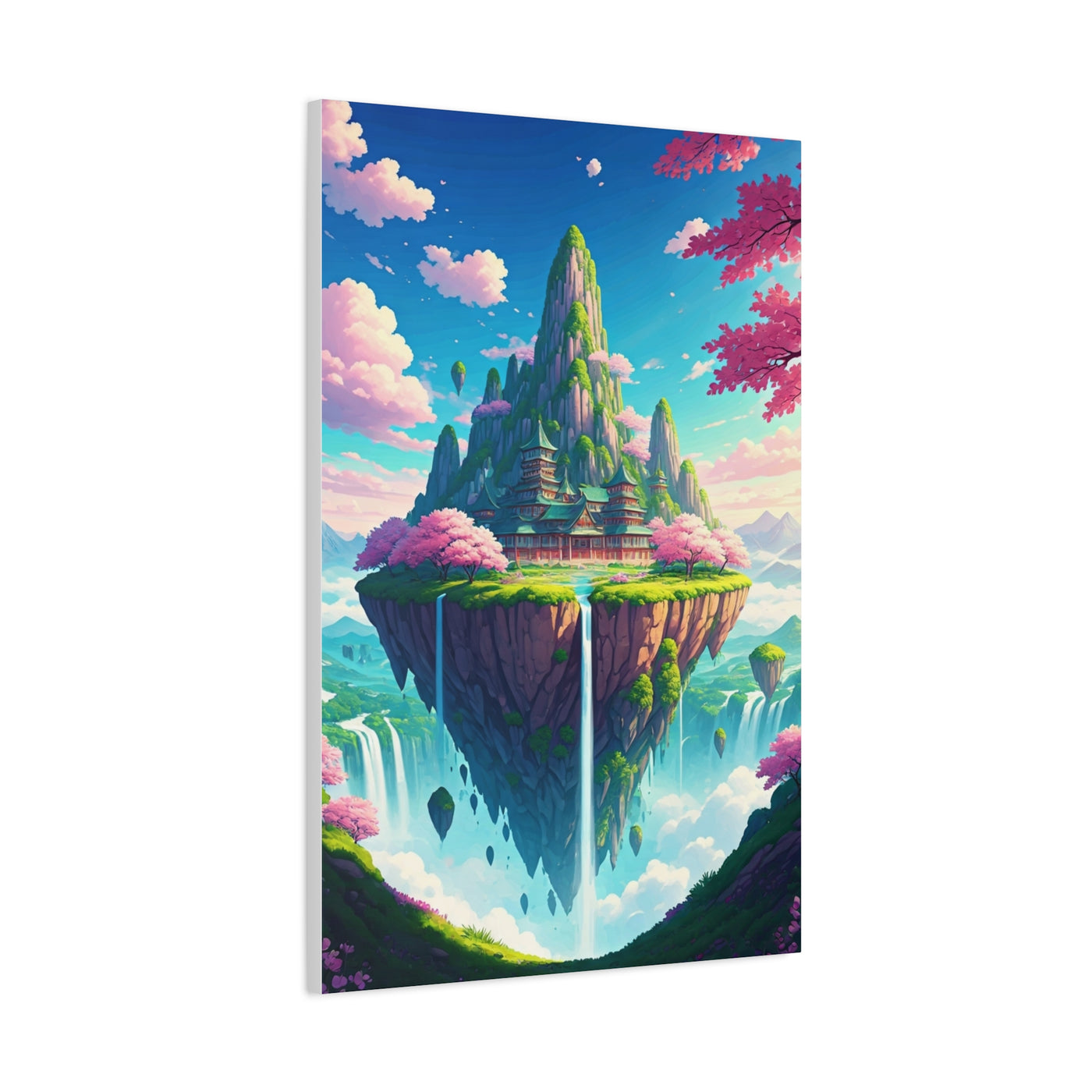 Floating Mountain Sanctuary Wall Art & Canvas Prints