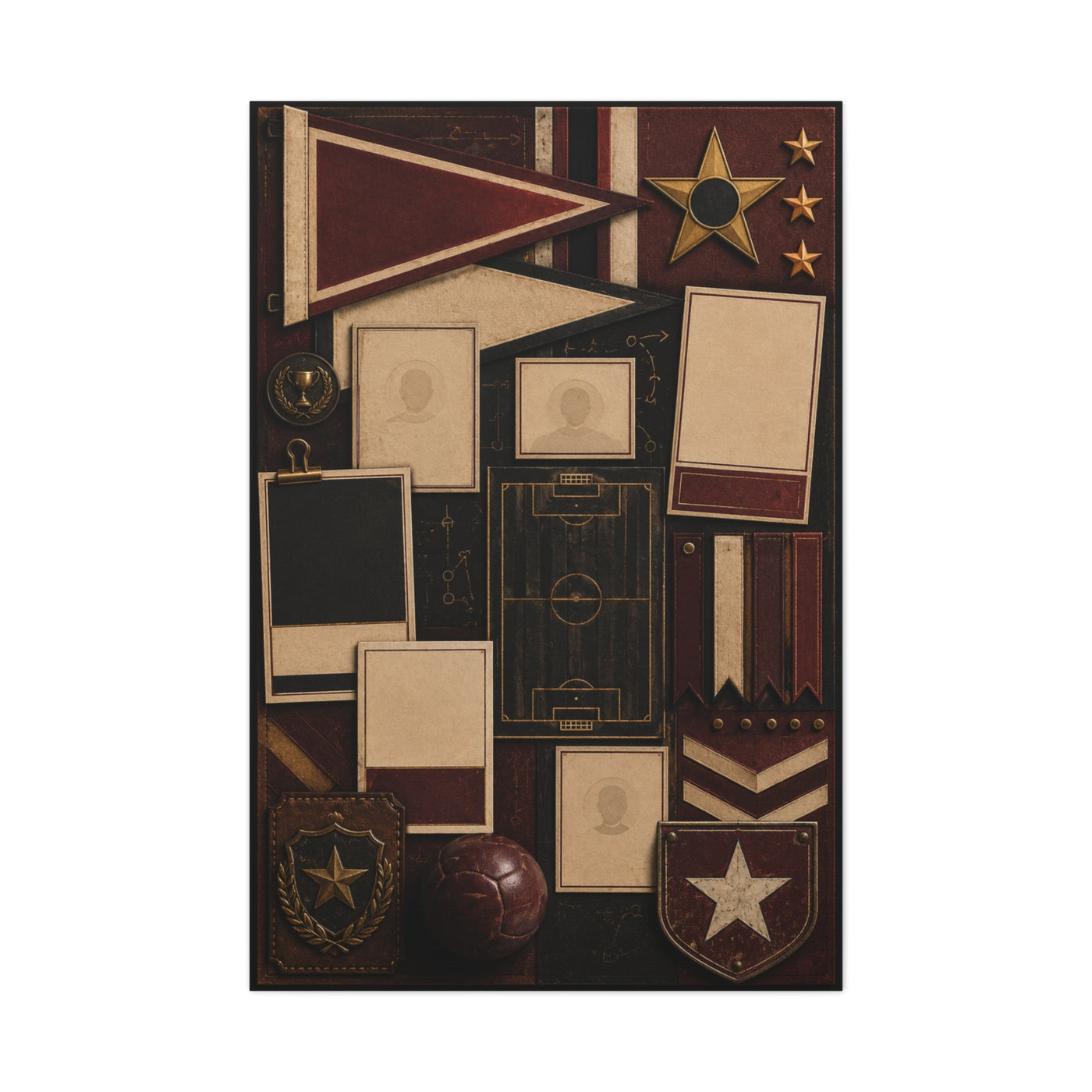 Team Spirit Collage Sports Wall Art & Canvas Print