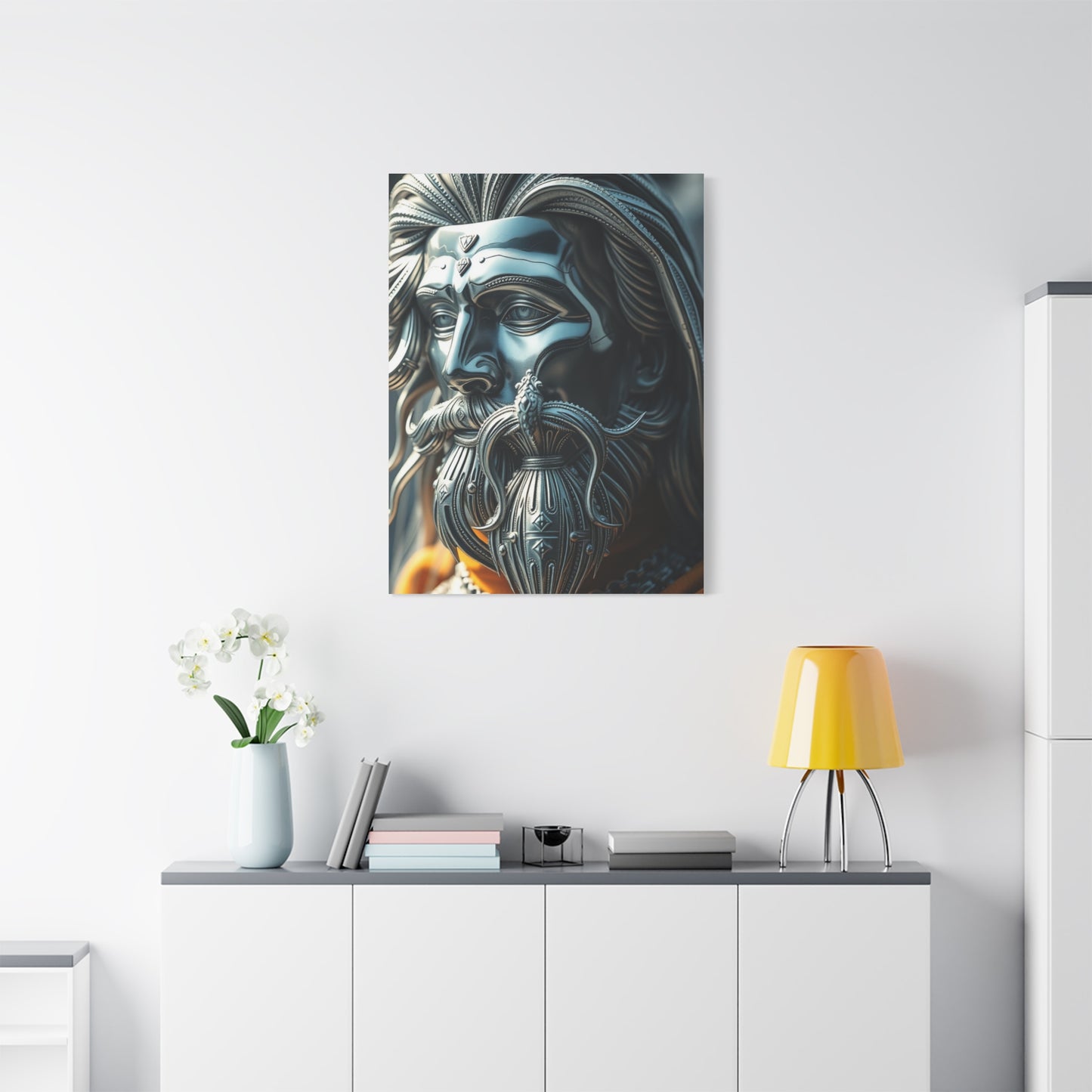 Gilded Greyscape Masterpiece wall art & canvas print