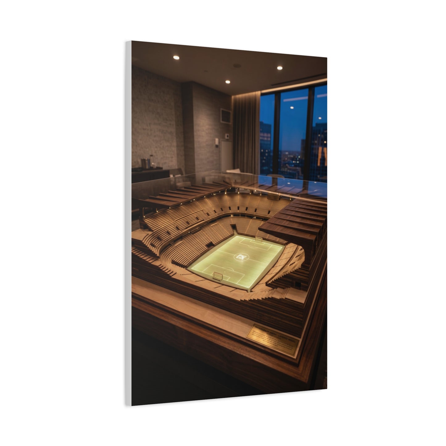 Luxury Stadium Architecture Model Sports Wall Art & Canvas Print