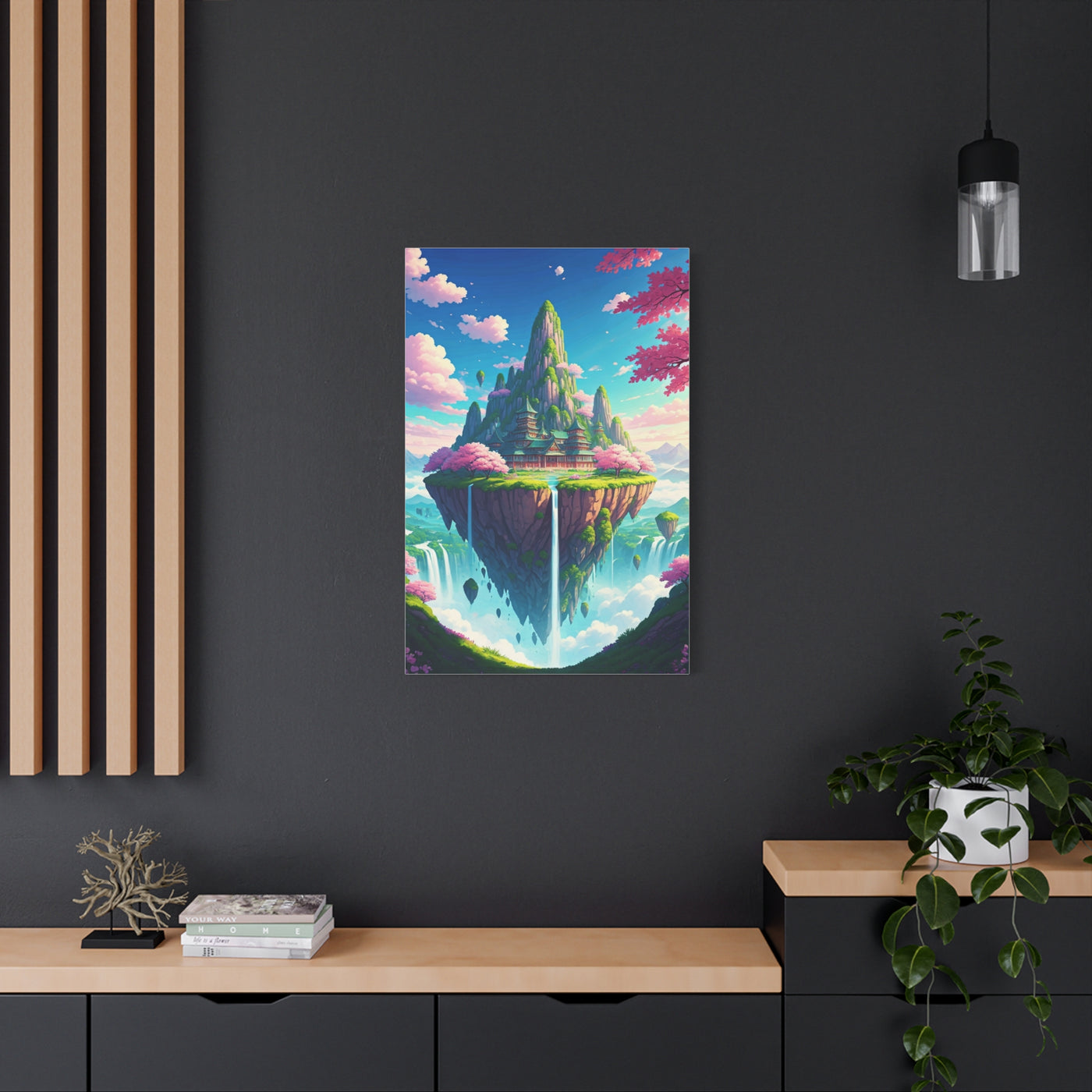 Floating Mountain Sanctuary Wall Art & Canvas Prints