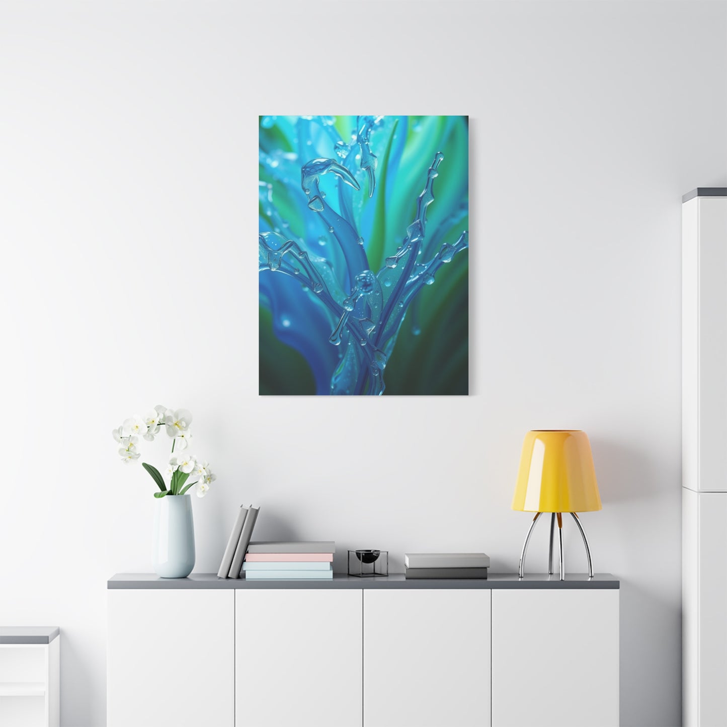 Blue & Green Art Supreme Canvas Wall Art & Canvas Print