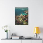 Sermon by the Sea Sacred Teaching Wall Art & Canvas Print