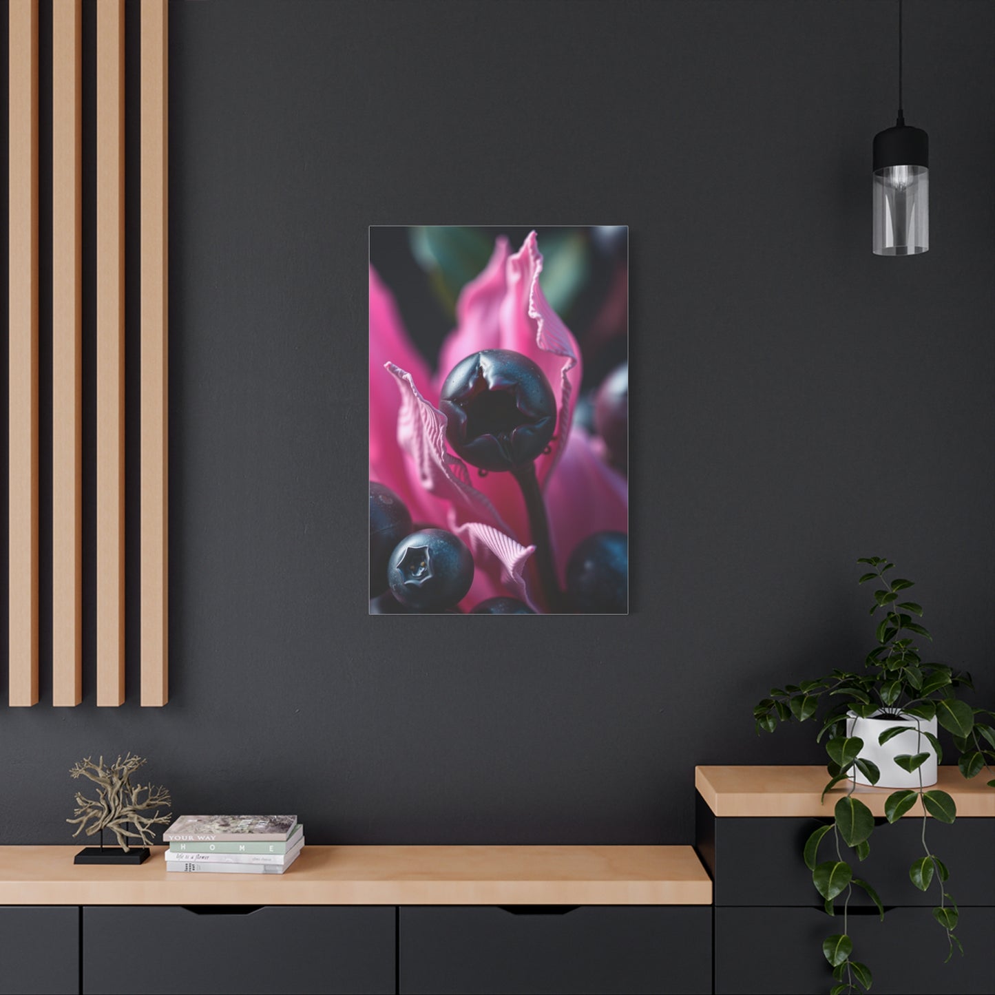 Masterpiece Blush and Blueberry Art Vision Wall Art & Canvas Print