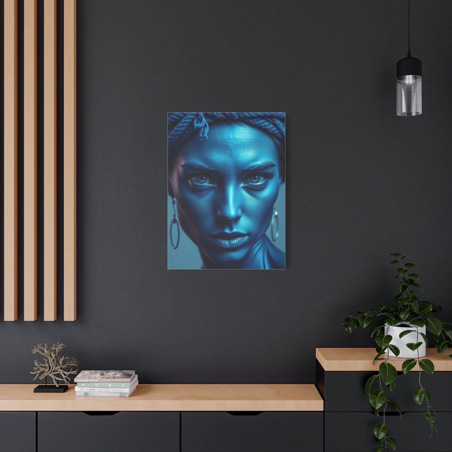 Turquoise Brilliance Tableau Wall Art & Canvas Print