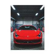 Ferrari 458 Italia Service Bay Craftsmanship Wall Art & Canvas Prints