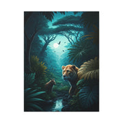 Moonlit Jungle Guardian Wall Art & Canvas Prints