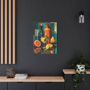 Cubist Dining Still Life Wall Art & Canvas Print