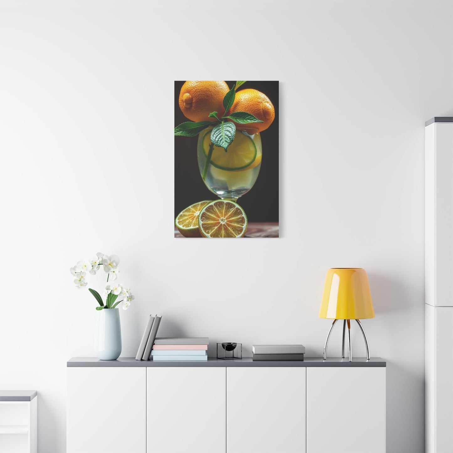 Masterpiece Lemon & Lime Art Vision Wall Art & Canvas Print