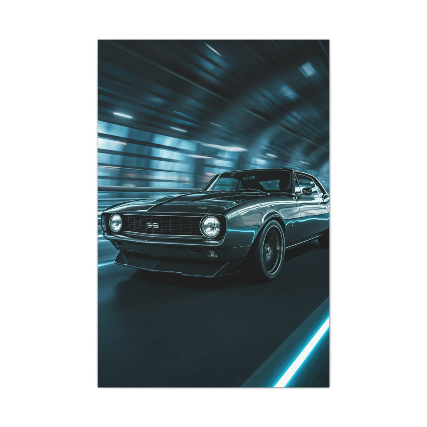 1969 Chevrolet Camaro SS Modernized Muscle Sprint Wall Art & Canvas Prints