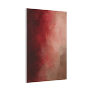 Burgundy Blush Color Field Abstraction Wall Art & Canvas Print