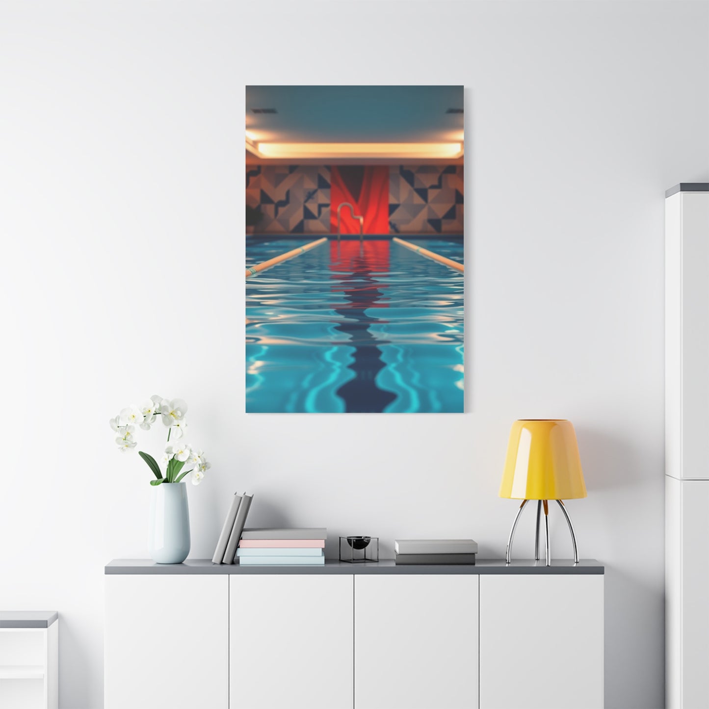 Swimming Pool Art Refined Canvas Wall Art & Canvas Print