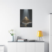 Monumental Gold Pyramid Treasury Wall Art & Canvas Print
