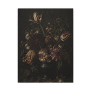 Dark Floral Old Master Still Life Wall Art & Canvas Print