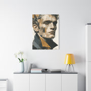 Editorial Male Portrait Collage Wall Art & Canvas Print