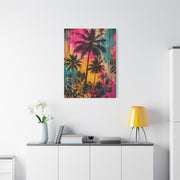 Urban Tropical Graffiti Palm Statement Tropical Wall Art & Canvas Print