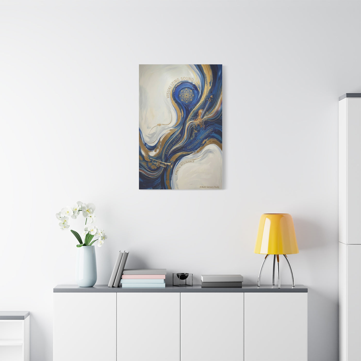 Visualizing Sound Concept Composition Wall Art & Canvas Print