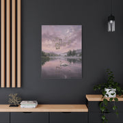 Surreal Swan Dreamscape Reflection Wall Art & Canvas Print