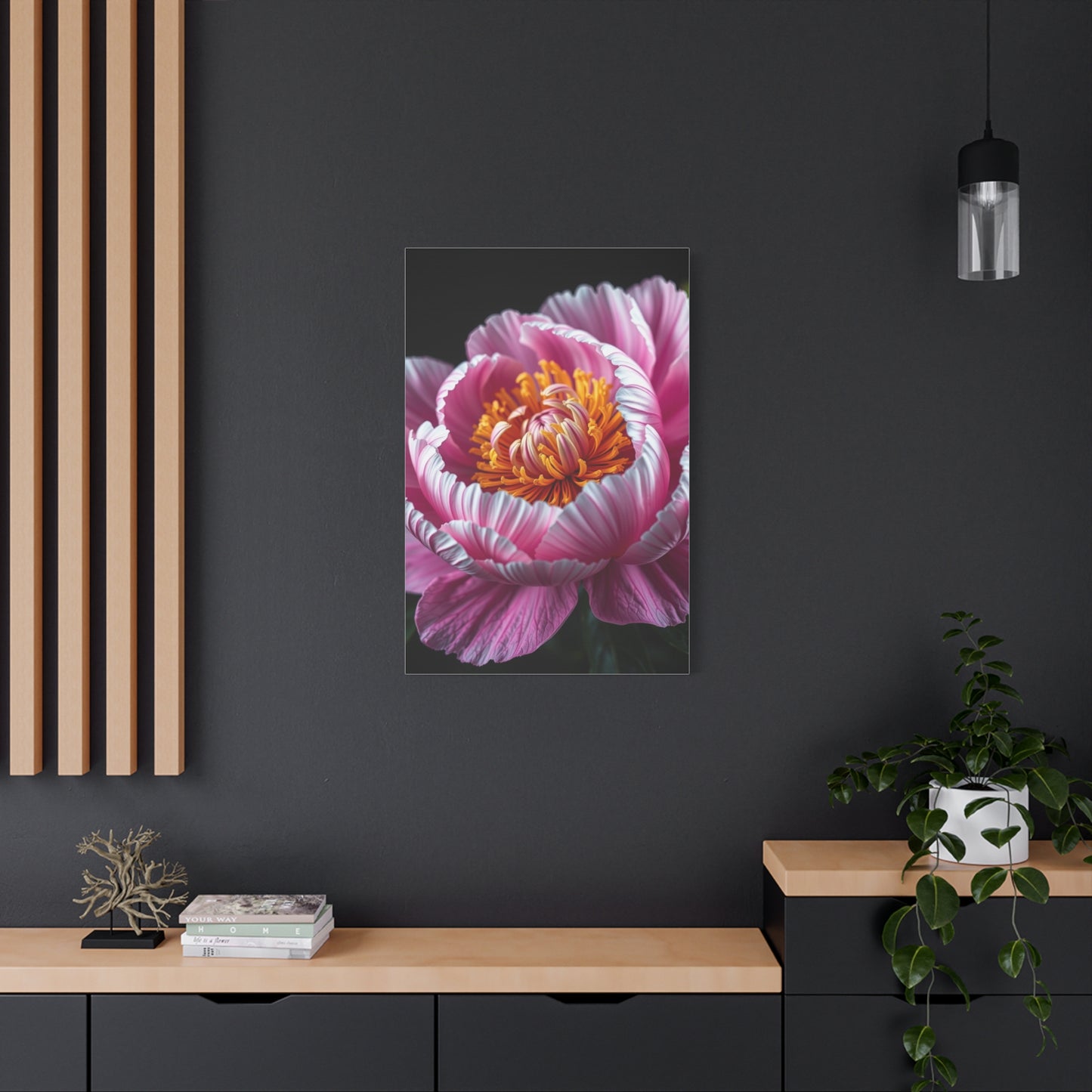 Celestial Peony Elegance Wall Art & Canvas Print