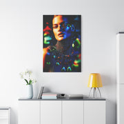 Luminous Fashion Portrait Contemporary Wall Art & Canvas Print
